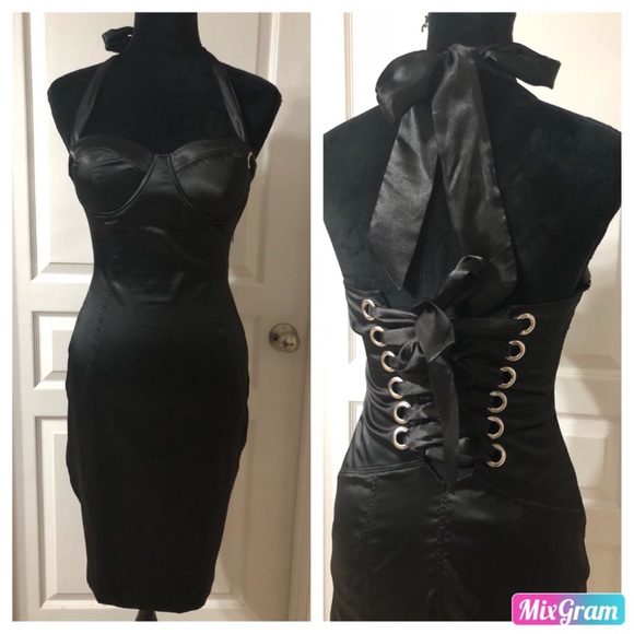 Misope Dresses & Skirts - 🖤Misope Black Corset Bodycon